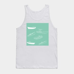 Panga Boats Minty Tank Top